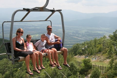 Family chair lift